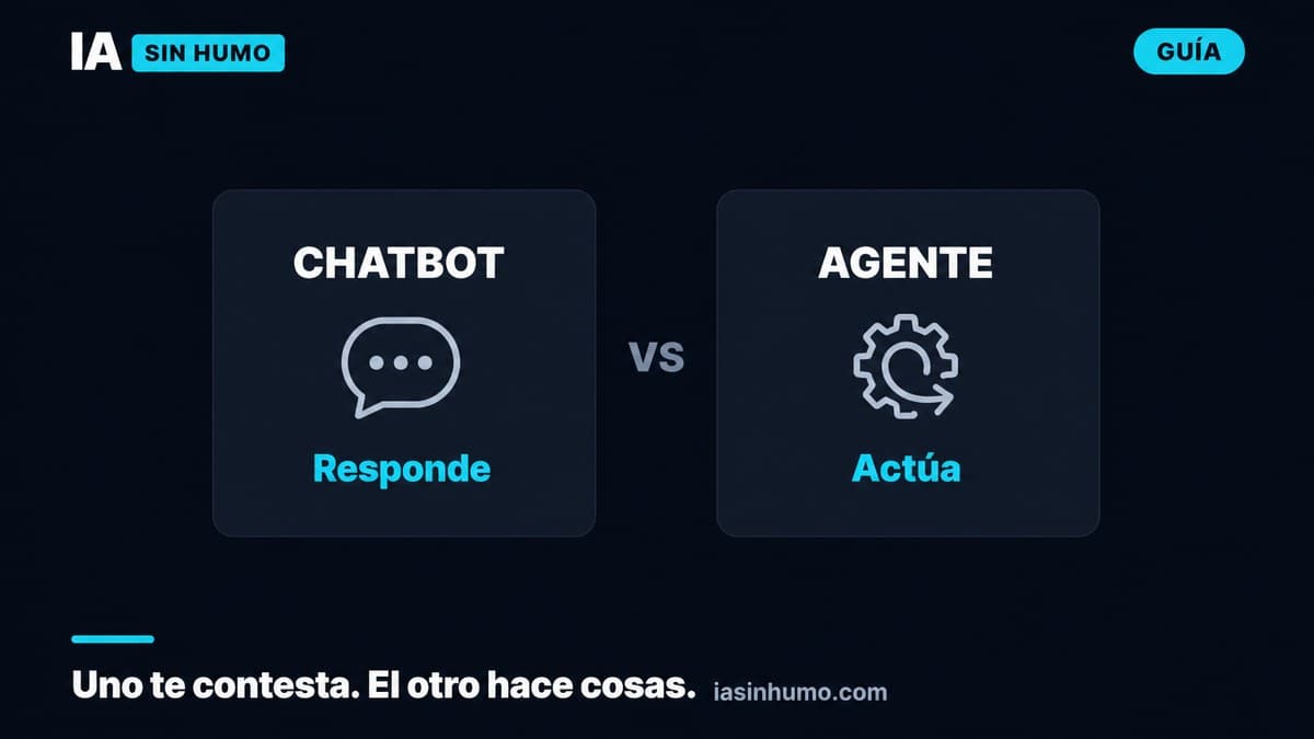 Qué es un agente de IA y en qué se diferencia de un chatbot